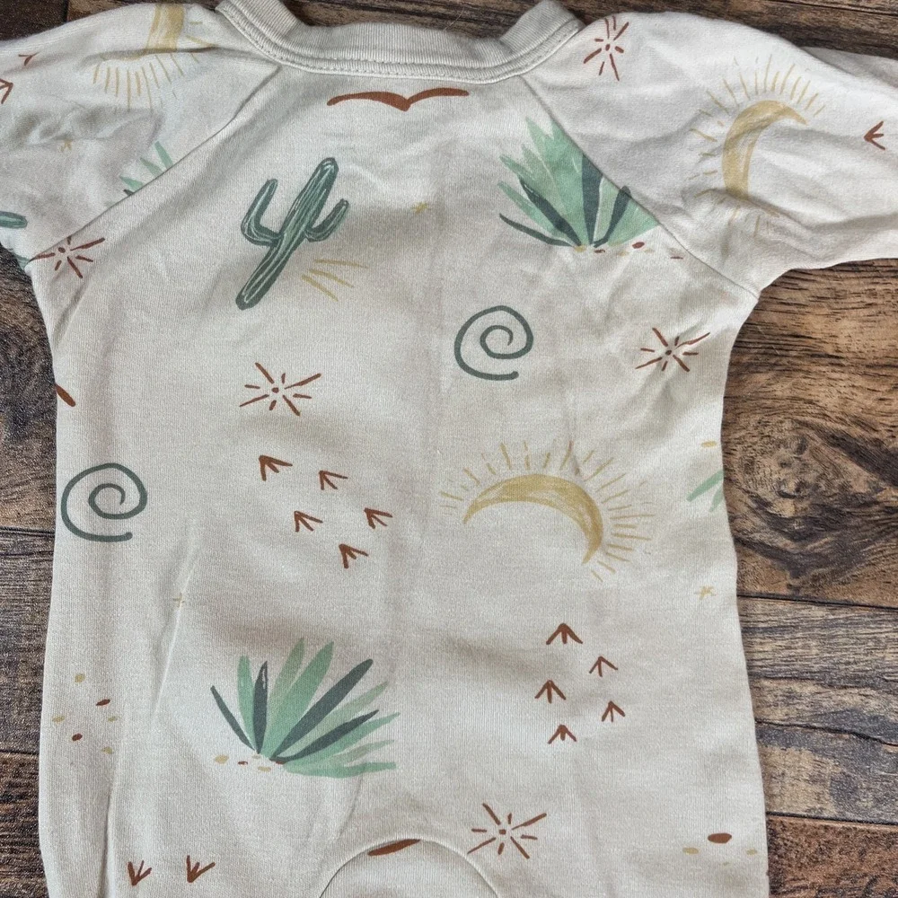 Goumi x Babylist Sleeper Unisex Baby Newborn Cactus Bamboo Organic Cotton